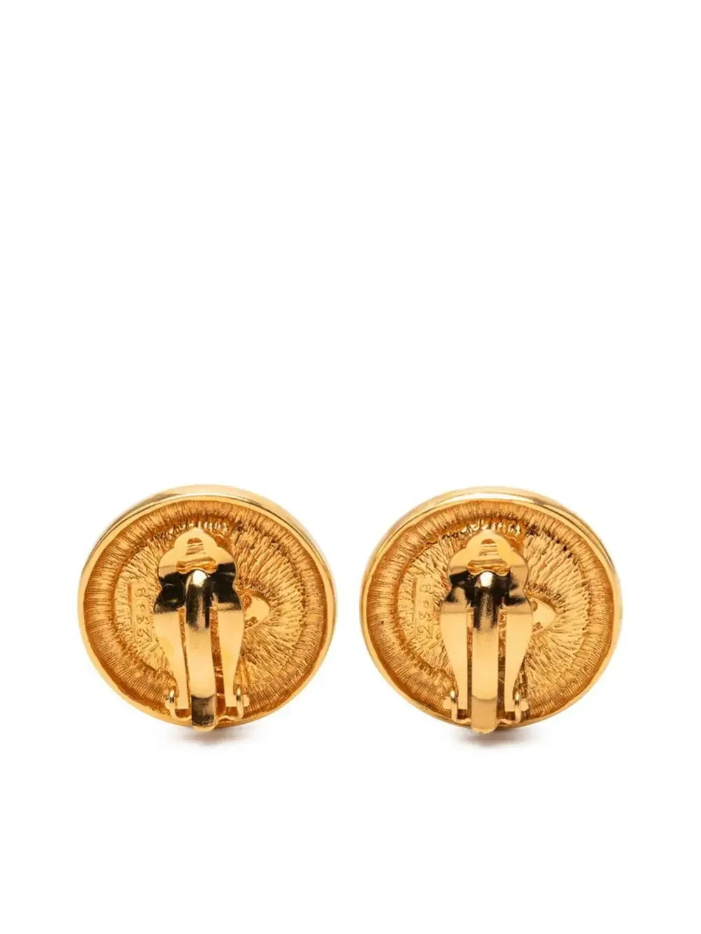 Chanel Cc Logo Clip-On Earrings Metal #247003C70B